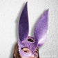 BUNNY MASK PURPLE-GLITTER