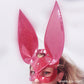 BUNNY MASK RED-GLITTER