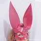 BUNNY MASK RED-GLITTER