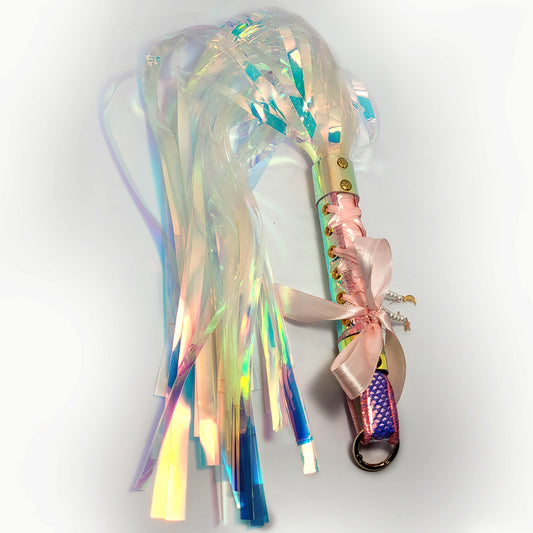 Cosmic Holographic Pixie Flogger: Add Some Sparkle - THIN TAILS