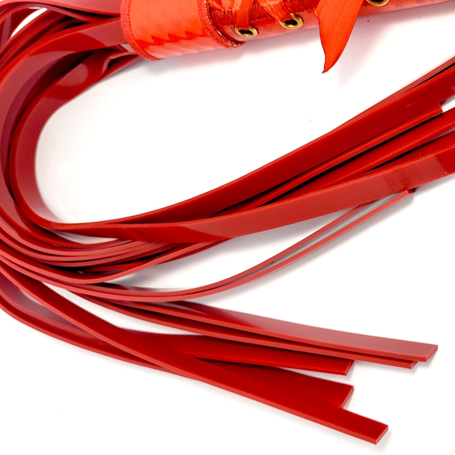 Red Hot Thrills Flogger with Thick Tails