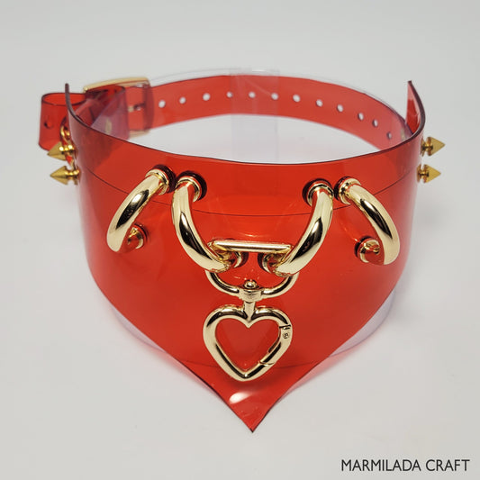 RED HEART PRINCESS COLLAR THICK